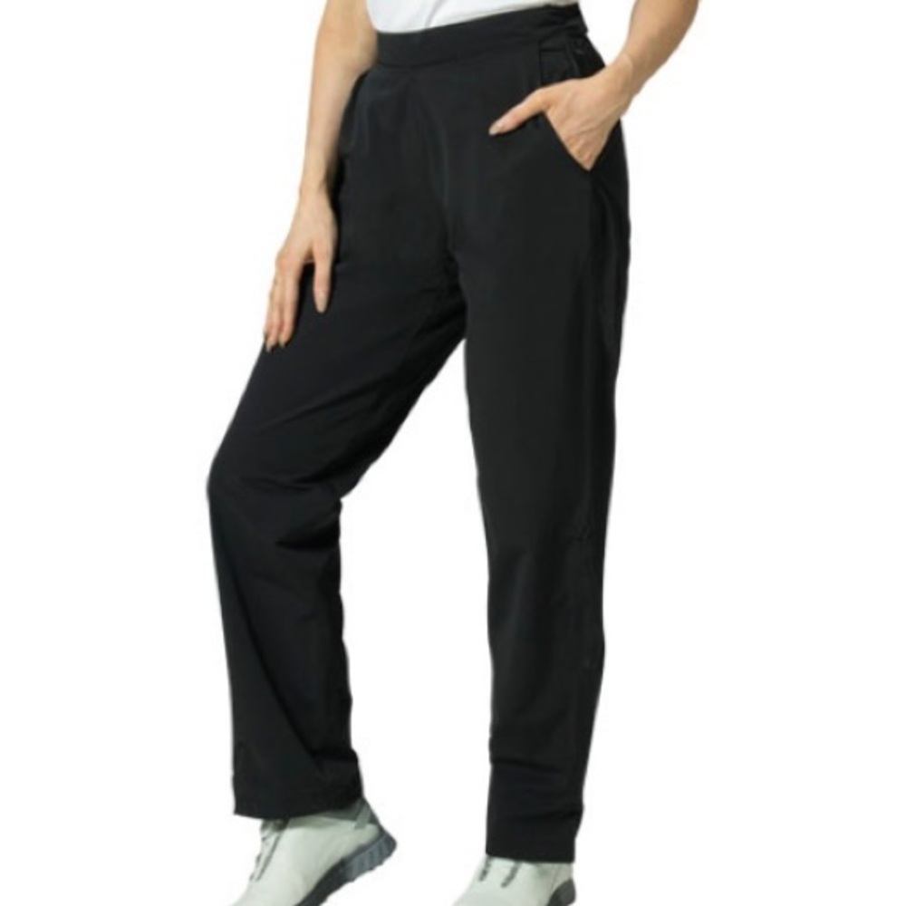 NWT* Golf Weather Apparel Woman’s Black Microfiber Golf Rain Pants